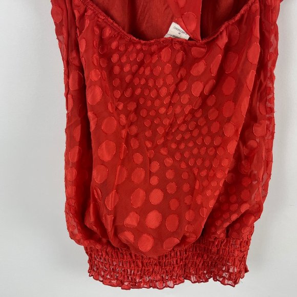 Celine by Champion Sleeveless Top Womens Size M Red 100% Polyester - Picture 6 of 7